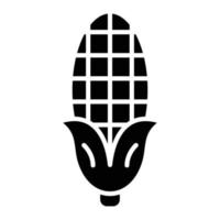 Corn Glyph Icon vector