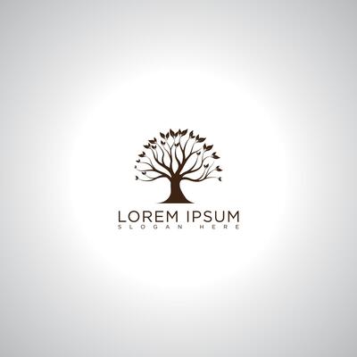Modern Tree Logo Vector Art, Icons, and Graphics for Free Download