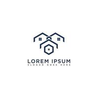 real estate logo design vector