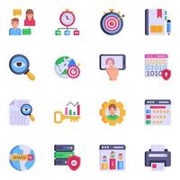 Vectores de seo flat icon