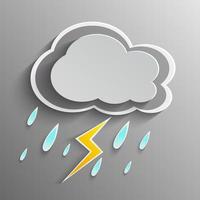 Weather icon background vector