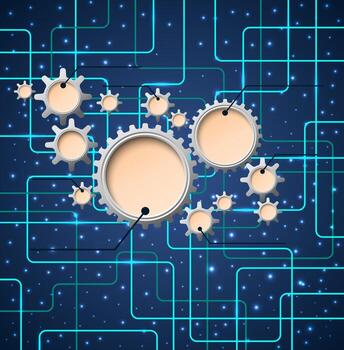 Abstract technology concept background.vector vector