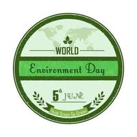 World environment day background. Vector