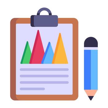 Document with cogwheel and arrows, flat icon of file update vector