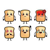 loaf bread character vector