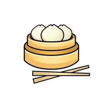 isolated dimsum vector illustration on white background