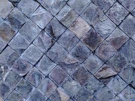 grunge wall square stone pattern background photo