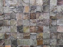 grunge, pared, cuadrado, piedra, patrón, plano de fondo foto
