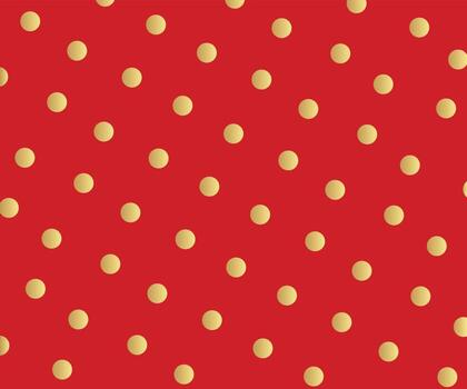 Gold polka dots pattern, colorful holiday background - vector abstract background