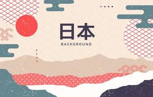 Vintage Japanese Background vector