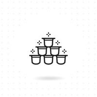 Coffee capsule icon vector