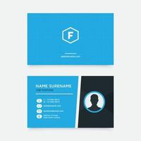 Vector modern creative and simple business card template