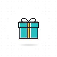 Present icon design vector