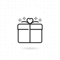 Gift icon design vector