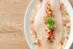Steamed Fish in Spicy Lemon Sauce photo
