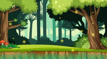 Nature outdoor forest background vector