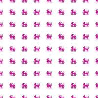 perro contemporáneo de patrones sin fisuras. Fondo de pantalla sin fin de animales abstractos. vector