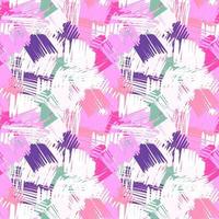 Abstact brush strokes seamless pattern. Cross Hatching. Urban wallpaper. Grunge backdrop. vector