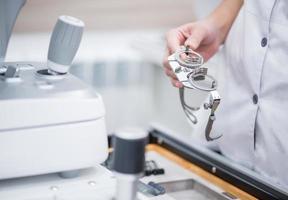 equipment of eye clinic photo