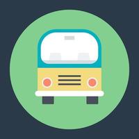 Trendy Bus Concepts vector