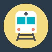 Trendy Train Concepts vector