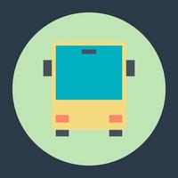 Trendy Bus Concepts vector