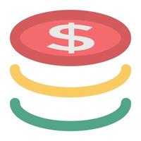 Coins Stack Concepts vector