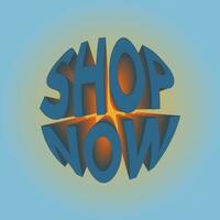 Vector of Shop Now. Perfect for sale, discount, marketing content, etc.