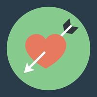 Heart with Arrow  Concepts vector