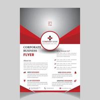 flyer design templated vector