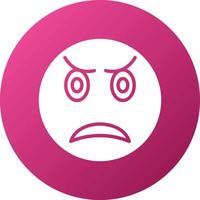 Upset Icon Style vector