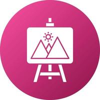 Easel Icon Style vector