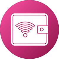 Digital Wallet Icon Style vector