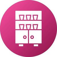 Cupboard Icon Style vector
