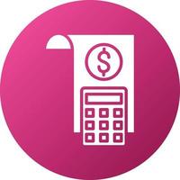 Expenses Icon Style vector