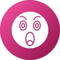 Shocked Icon Style vector