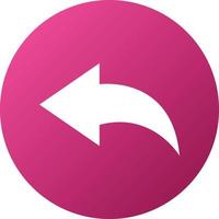 Reply Icon Style vector