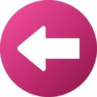 Left Arrow Icon Style vector