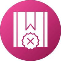 Rejected Project Icon Style vector