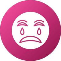 Crying Icon Style vector
