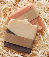 Handmade soap bars photo