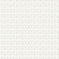 Modern vector seamless illustration. Linear gold pattern on a white background. Ornamental pattern for leaflets, printing, wallpaper, backgrounds