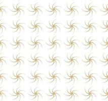 Modern vector seamless illustration. Linear gold pattern on a white background. Ornamental pattern for leaflets, printing, wallpaper, backgrounds
