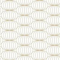 Modern vector seamless illustration. Linear gold pattern on a white background. Ornamental pattern for leaflets, printing, wallpaper, backgrounds