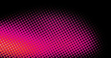 resumen de puntos de color rosa claro y azul cuadrícula de onda de semitono patrón retorcido futurista con textura de geometría de minimalismo de círculo en negro. foto