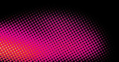 abstract light pink and blue dots grid halftone wave futuristic twisted pattern with circle minimalism geometry texture on black. photo