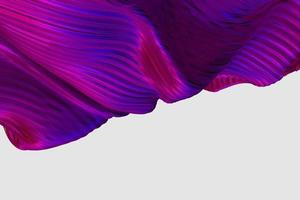 abstract purple wavy striped dynamic surface modern futuristic overlay curve geometry distortion pattern on white. photo
