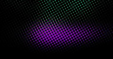 abstract light purple dots grid halftone wave futuristic twisted pattern with circle minimalism geometry texture on black. photo