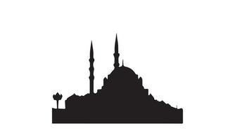 mosque vector illustration design black and white