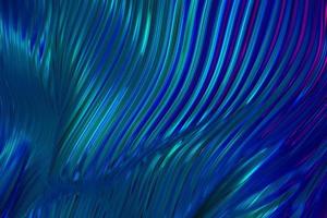 abstract dark blue wavy striped dynamic surface modern futuristic overlay curve geometry distortion pattern. photo